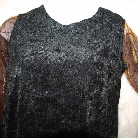Girl's Black Witches COSTUME BY DISGUISE SIZE 10/12 GENTLY USED - Picture 3 of 3